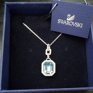 Swarovski Crystal Aqua Necklace